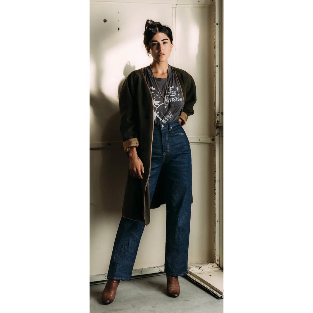 Imogene + Willie Catherine Womens Blue Jeans Size 25 Dark Wash Made In USA